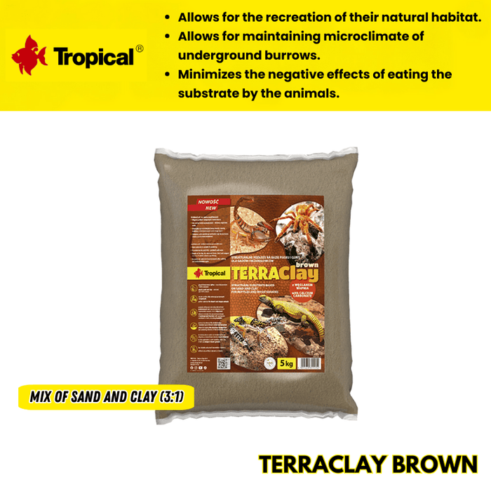 Tropical Terraclay Brown (reptile substrate)