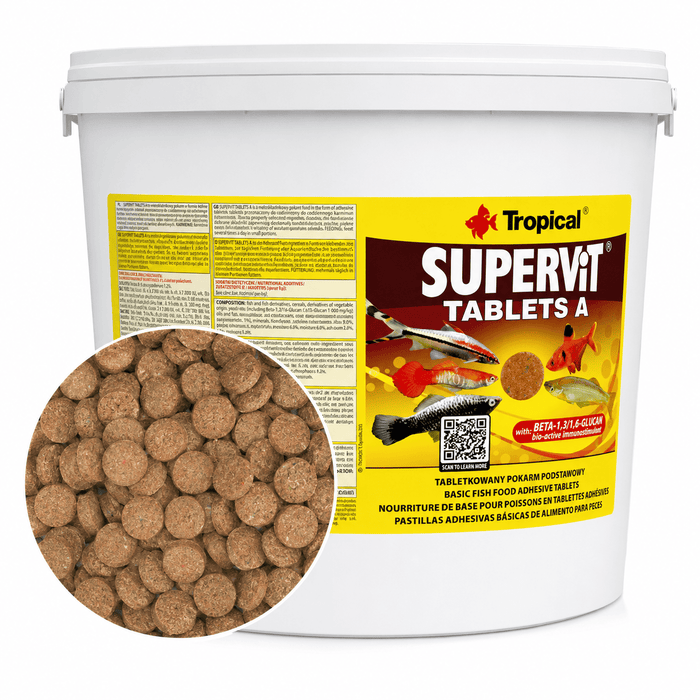 Tropical Supervit Tablets A (36g/150g/2kg) (stick to tank)