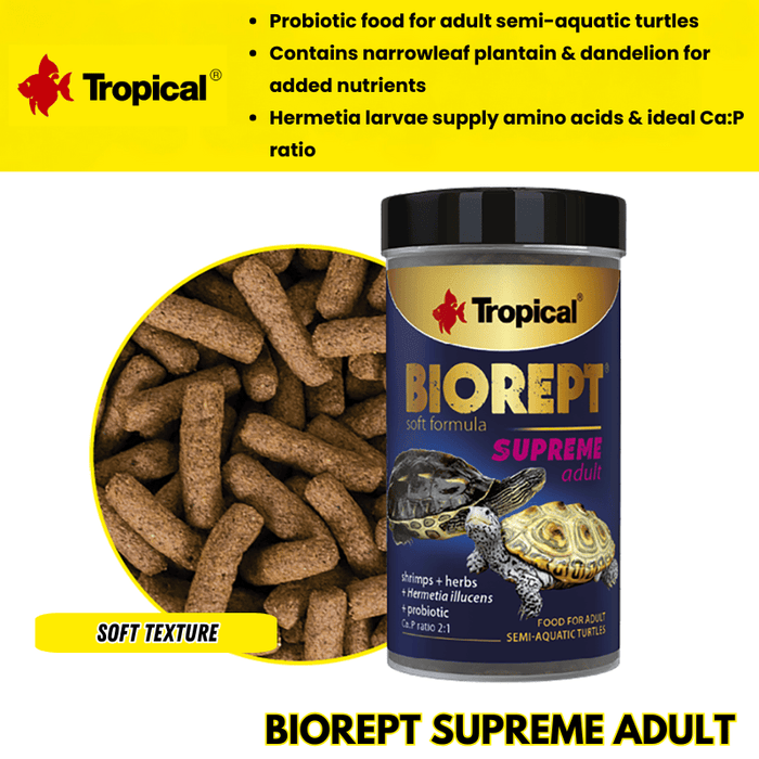 Tropical Biorept Supreme Adult (Premium turtle feed)
