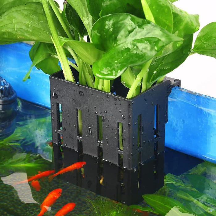 hydroponic plant holder UP AQUA CA-AC-010-B Hydroponic Box (black/grey) Plant holder — East Ocean Aquatic