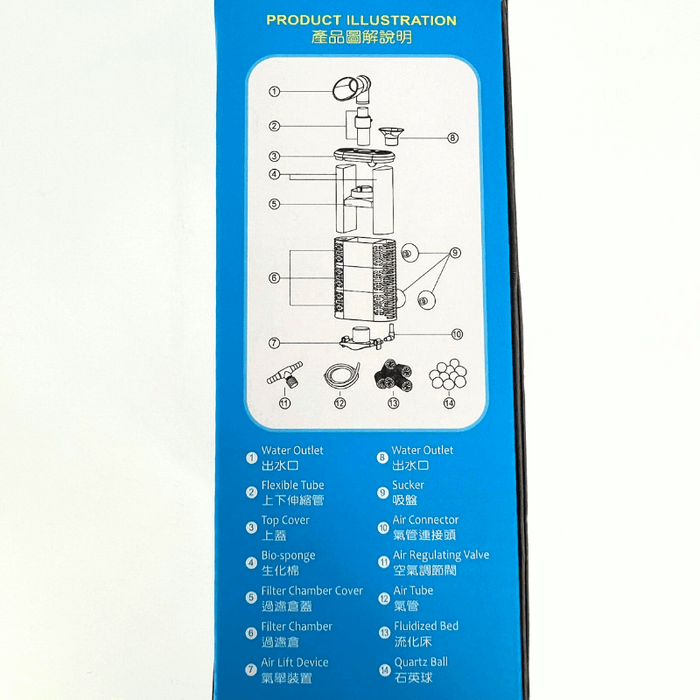 UP AQUA D-760 Mini High Efficiency pneumatic filter