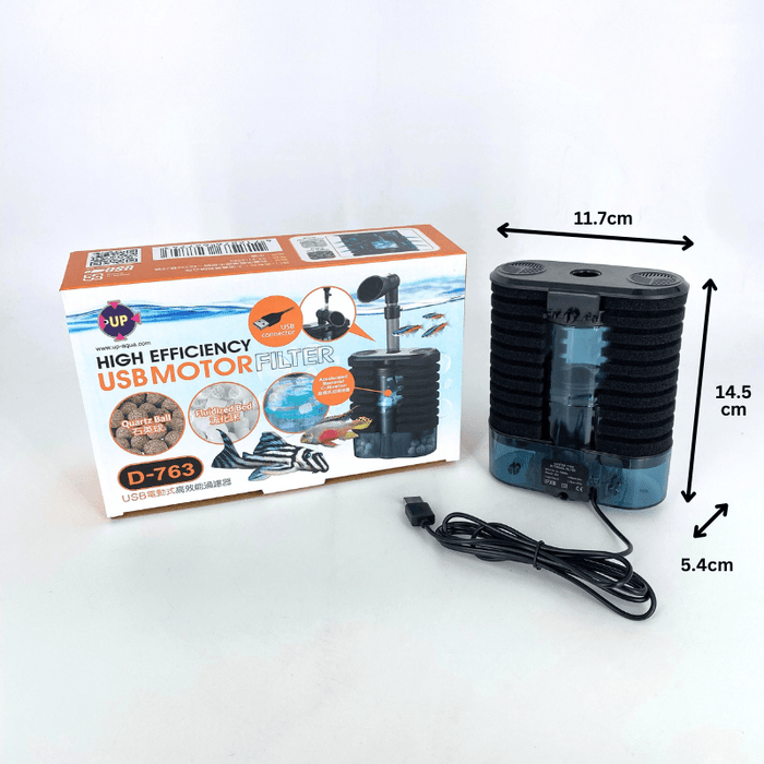 UP AQUA D-763 USB Motor High Efficiency pneumatic filter