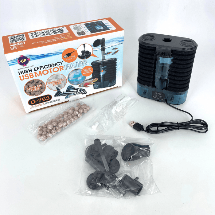 UP AQUA D-763 USB Motor High Efficiency pneumatic filter