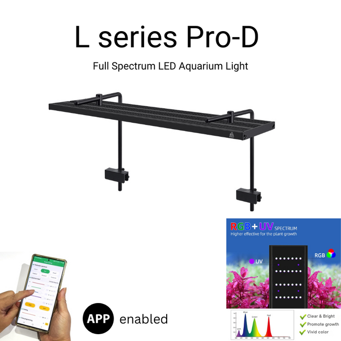 Week Aqua L-series Pro D Light (60 - 120cm) Black