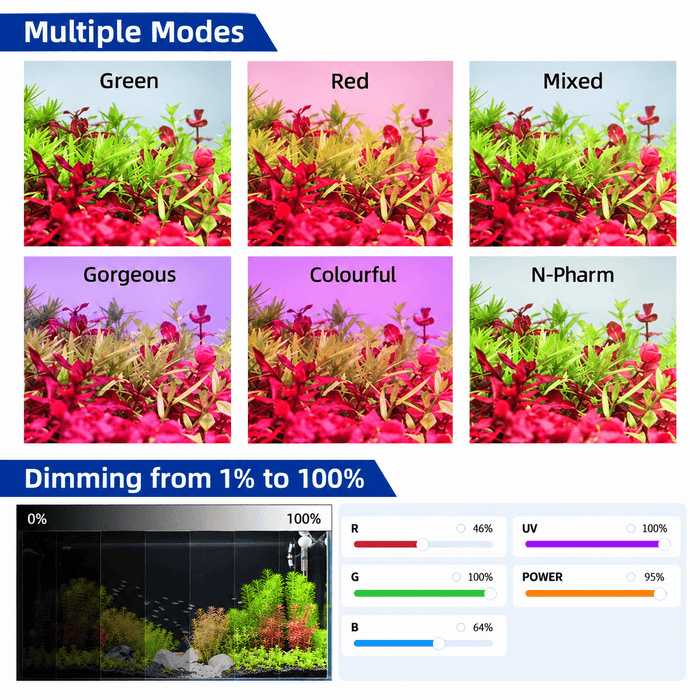 Weekaqua Mag-Max LED Plant Light