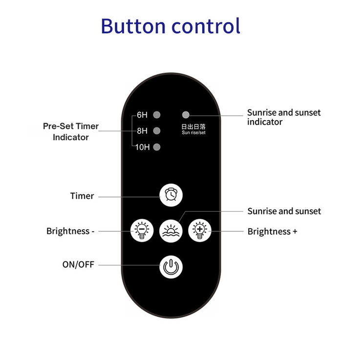 Week Aqua V-600SE- S light (remote control)