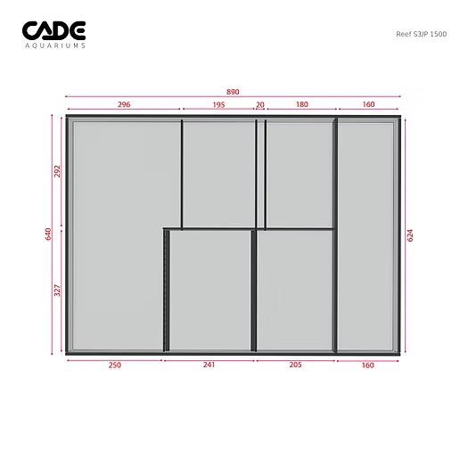 CADE Reef S3 Peninsula 1500 (Black/White)