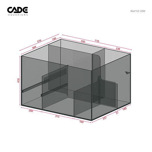 CADE Reef S3 Classic 1200 (Black/White)