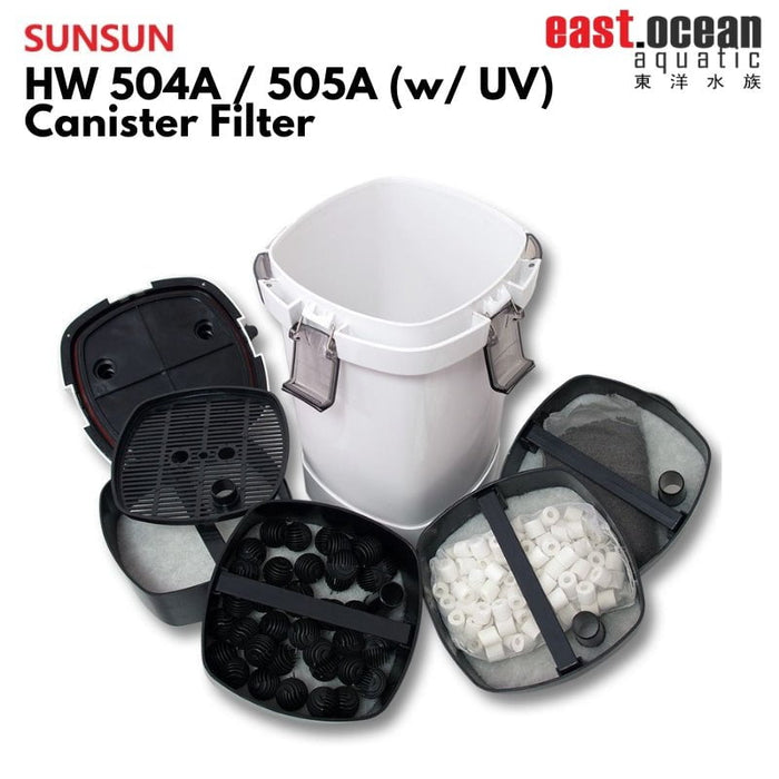 SUNSUN HW 504A / 505A  - 6W Canister Filter (Non-UV)