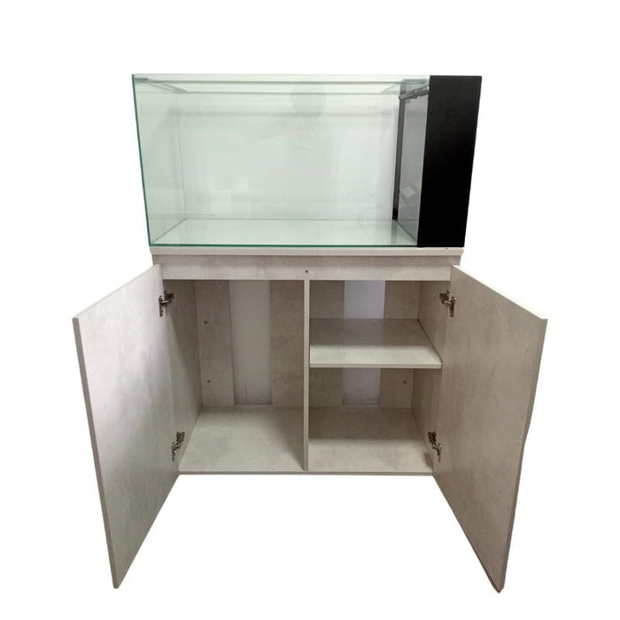 ANS Classic Cabinet (White Wood - Grained Texture) For Aquarium Tanks