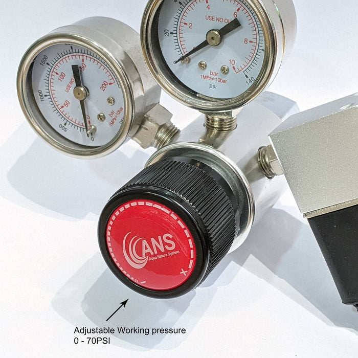 ANS PRO II CO2 Regulator Advance (Dual Stage with Solenoid)