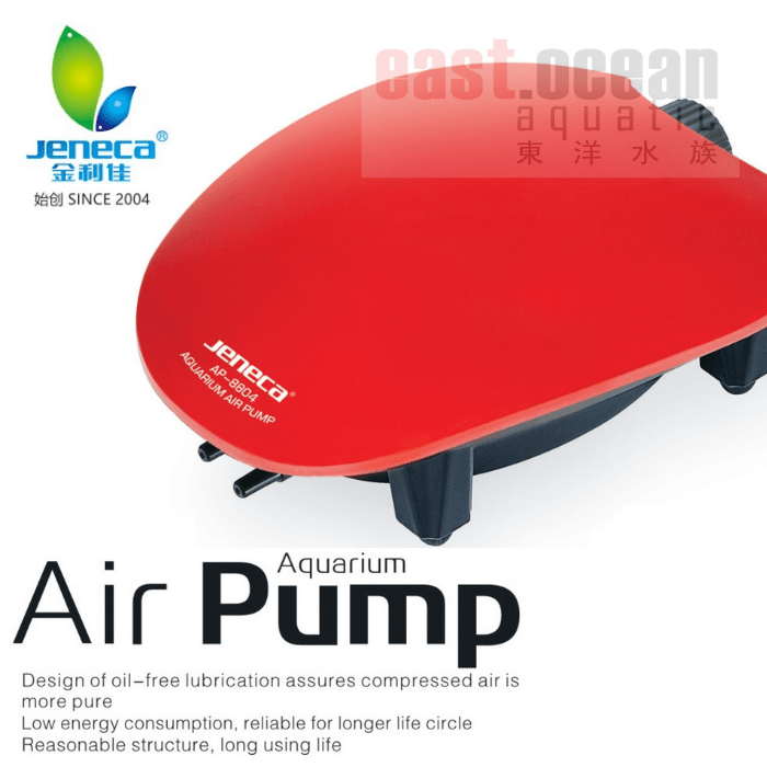 Jeneca Air Pump - AP-8801 / 8803 / 8804 (Single & Double Outlet Models)