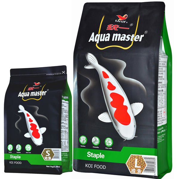 AquaMaster Koi Staple (1kg/5kg) with natto probiotics
