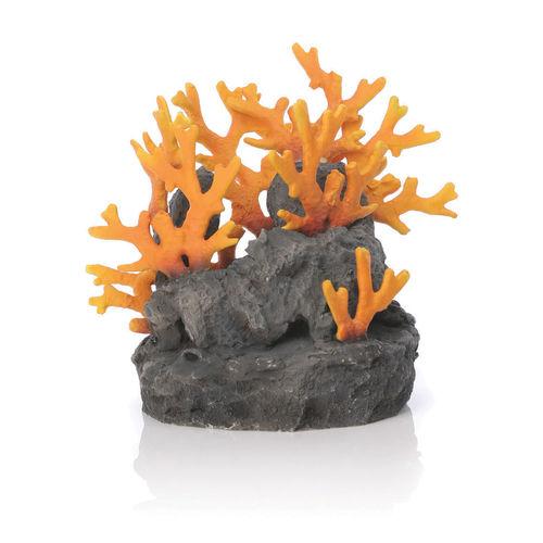 biOrb Lava rock with fire coral ornament