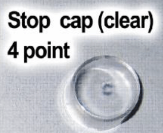 TW Clear Stop Cap (4 Point)
