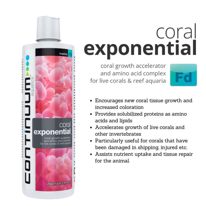 CONTINUUM Coral Exponential (improve coral growth and colour after shipping)