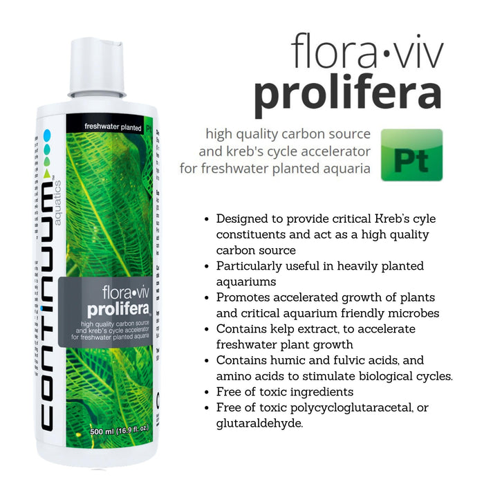 CONTINUUM Flora Viv Prolifera Carbon (liquid carbon)