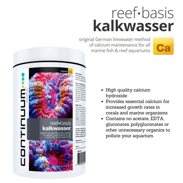 CONTINUUM Reef Basis Kalkwasser — East Ocean Aquatic