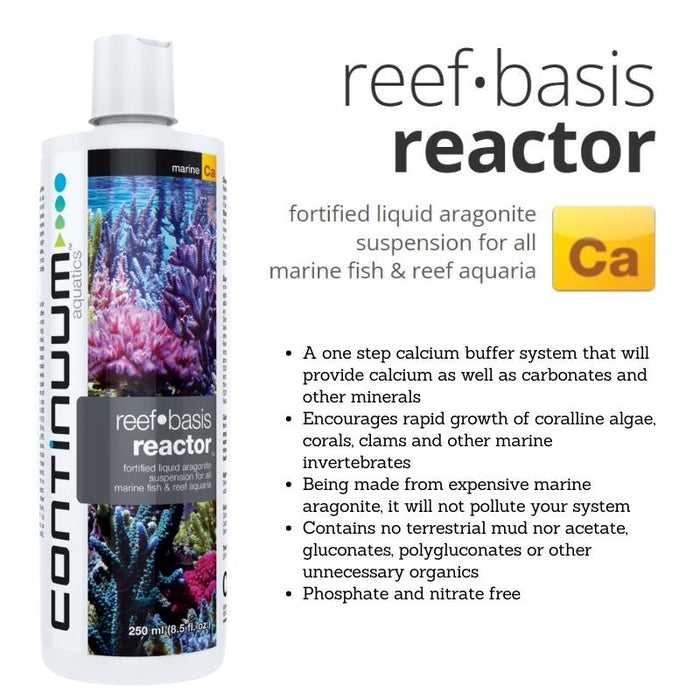 CONTINUUM Reef Basis Reactor (increase calcium and carbonate)