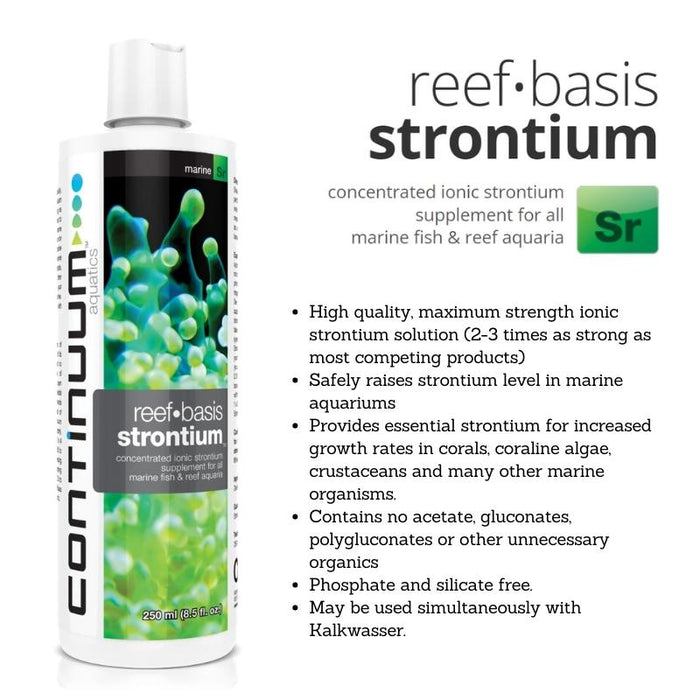 CONTINUUM Reef Basis Strontium Liquid (concentrated)