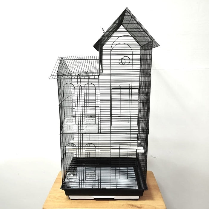 DAYANG 808A Bird Cage (52x41.5x110cm) Double Roof Sections - Black Only