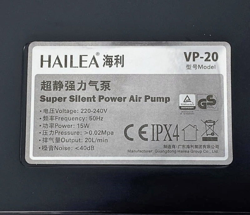 HAILEA Air Pump - VP Series (10-30L/min)
