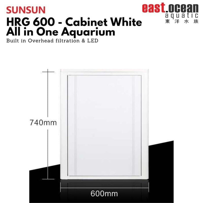 SUNSUN HRG-600 PVC Cabinet (60cm) (Black / White)