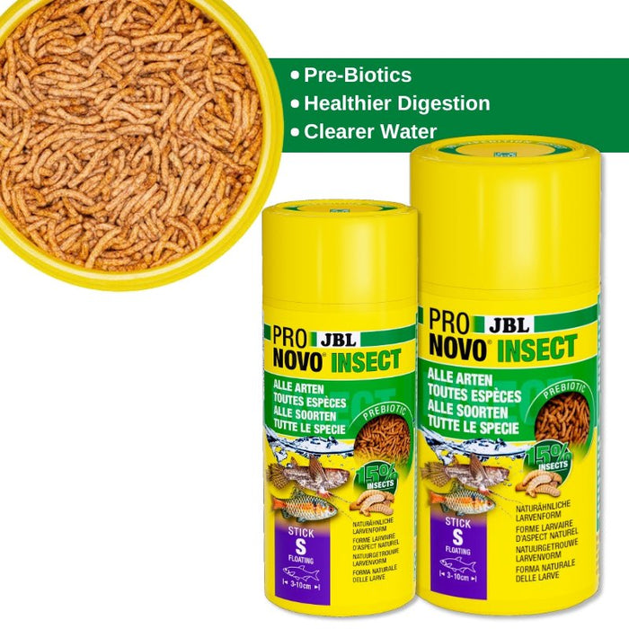 JBL ProNovo Insect Stick S (Quality Insect Treat For Fishes) — East ...
