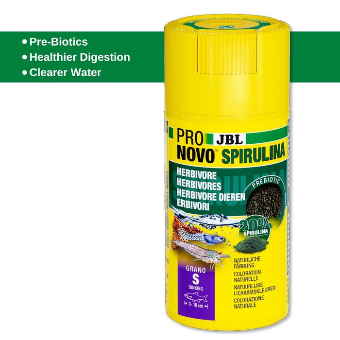 JBL ProNovo Spirulina Grano S / M (High Quality Spirulina Diet)