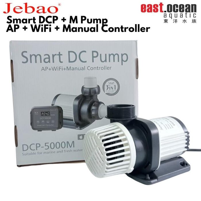 JEBAO DCP+M Smart Pump (Wifi, App & Manual Control) - (DCP3500M / DCP5000M / DCP6500M /  DCP8500M / DCP10000M)