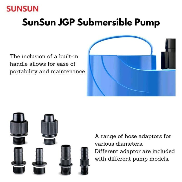 SUNSUN JGP Submersible Water Pump (1000 - 4500 L/Hr)