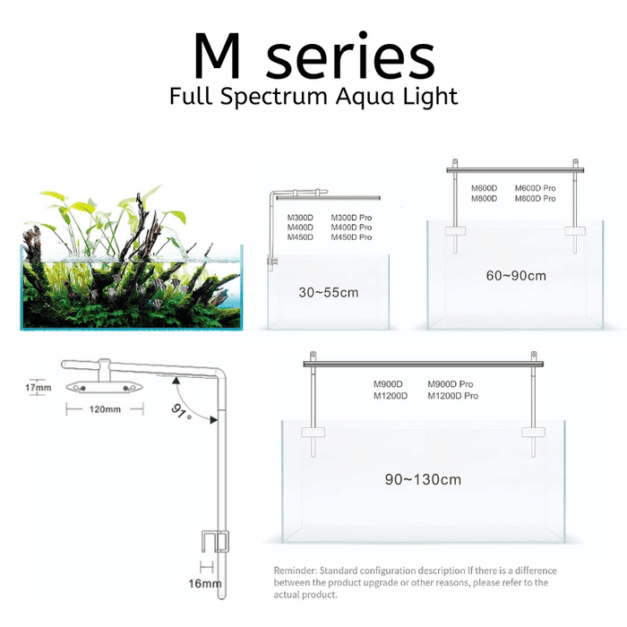 Week Aqua M - Series Pro LED (30cm - 120cm)