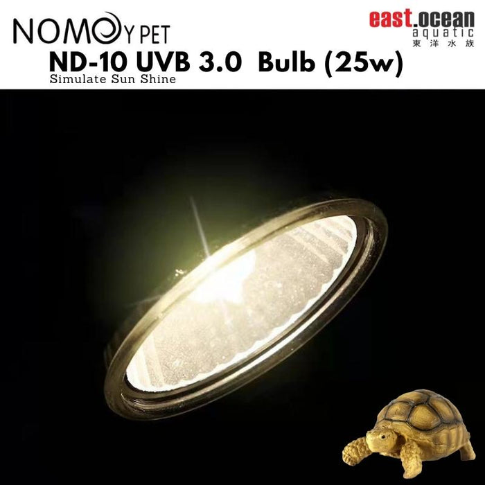 NOMOYPET ND-10 UVB 3.0  Bulb (25w) - Simulate Sun Shine
