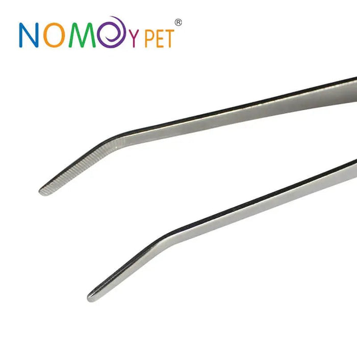 NOMOYPET NZ-04 Curved/Angled Tweezers (30cm)