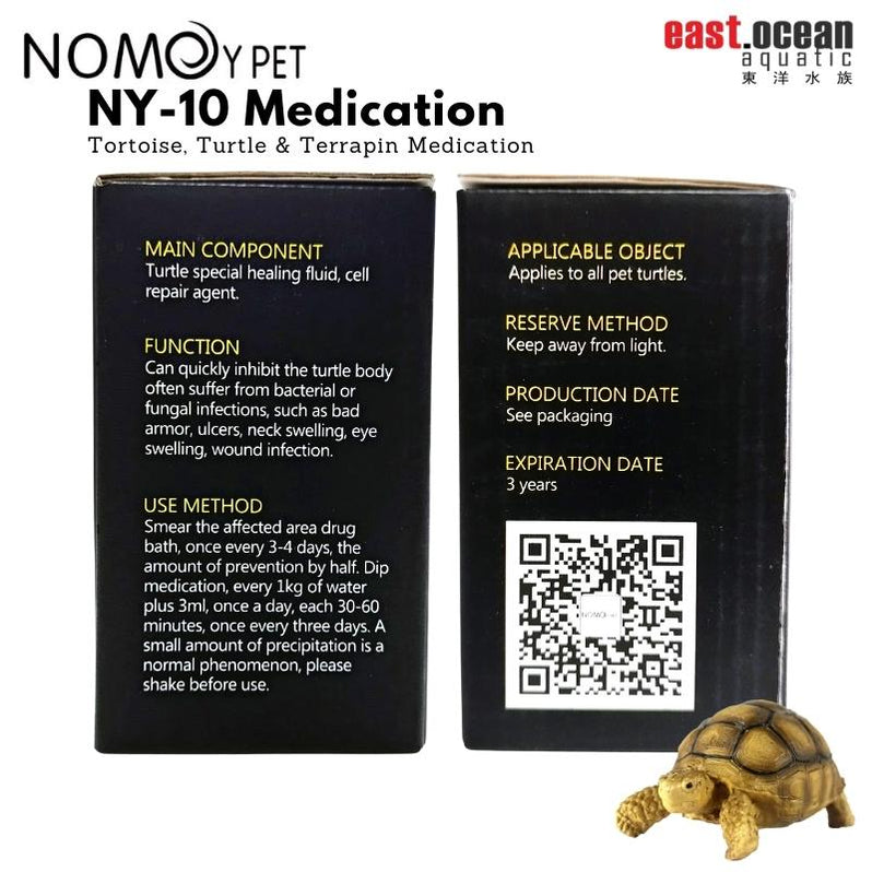 NOMOYPET NY-10 Tortoise, Turtle & Terrapin Medication (60ml) — East ...