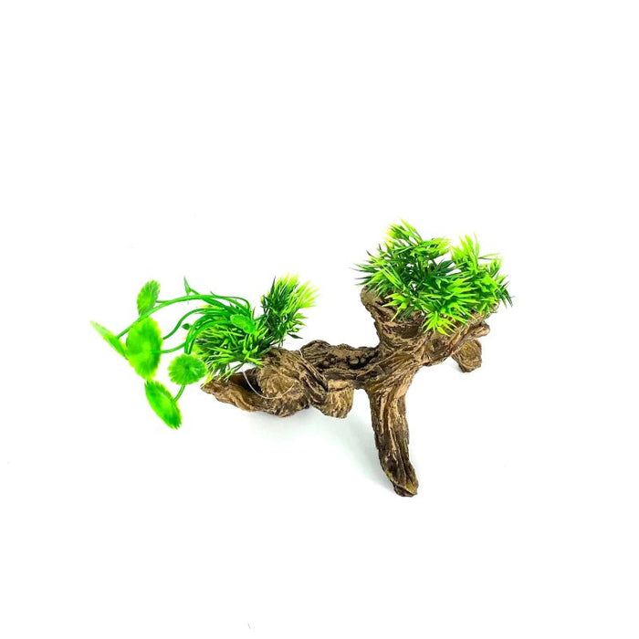 Zhen De Decoration - Wood w/ Plants - NIK02