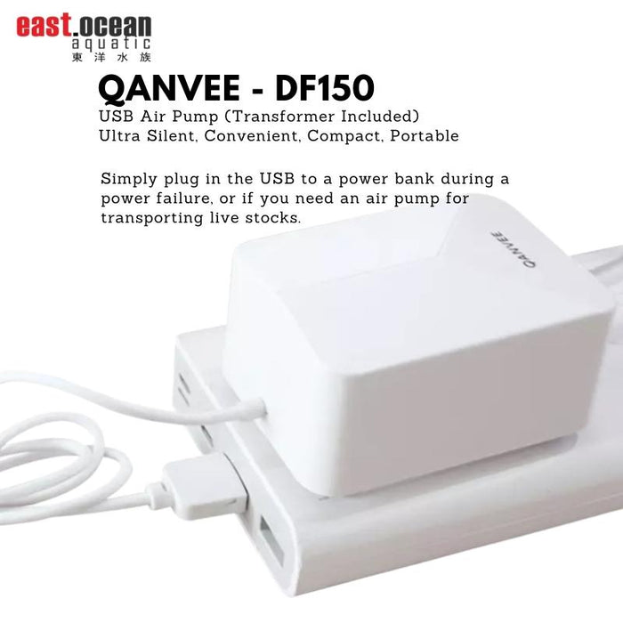 QANVEE DF-150 USB Air Pump (Silent Operation)