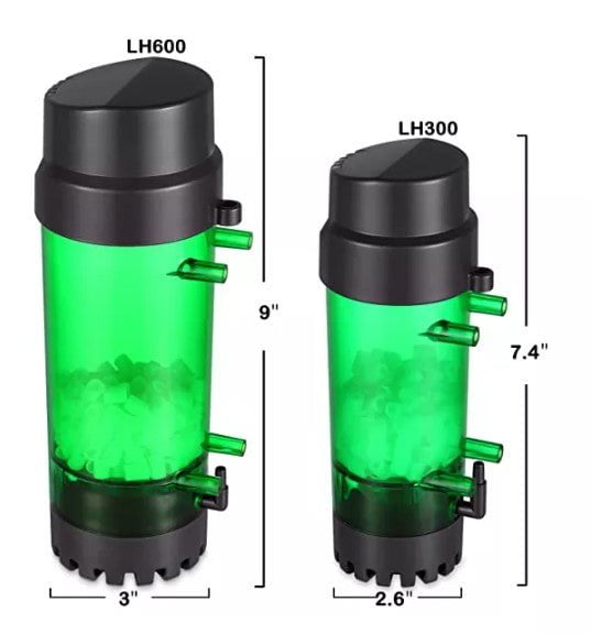 QANVEE - K1 Fluidized Bio Filter Chamber (LH-300 & 600)