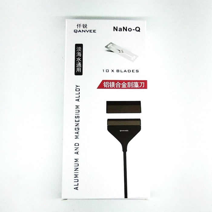 QANVEE - Stylish Black Alloy - Nano-Q Algae Scrapper (40cm Reach)