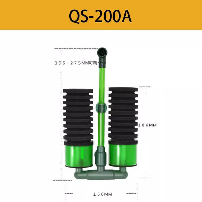 QANVEE Bio Sponge Filter / Sponge Replacements (QS100A / QS200A)