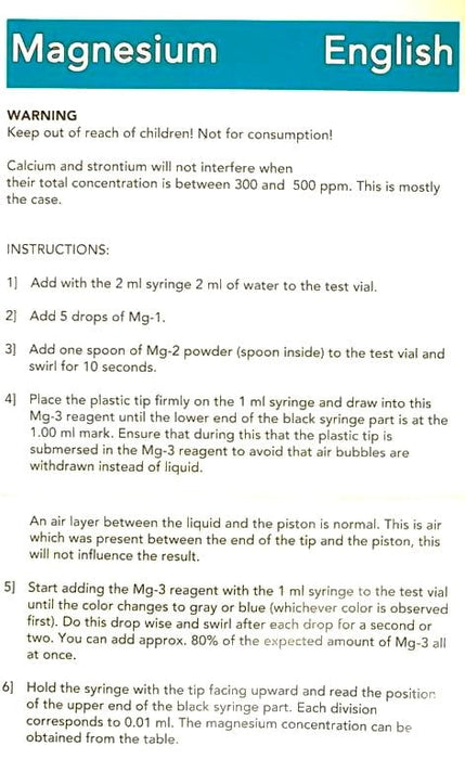 Tools and test types for magnesium