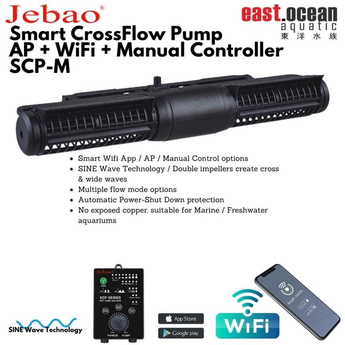 JEBAO Crossflow Wavemaker (WIFI/APP/AP) - (SCP70M/SCP90M/SCP120M/SCP150M)