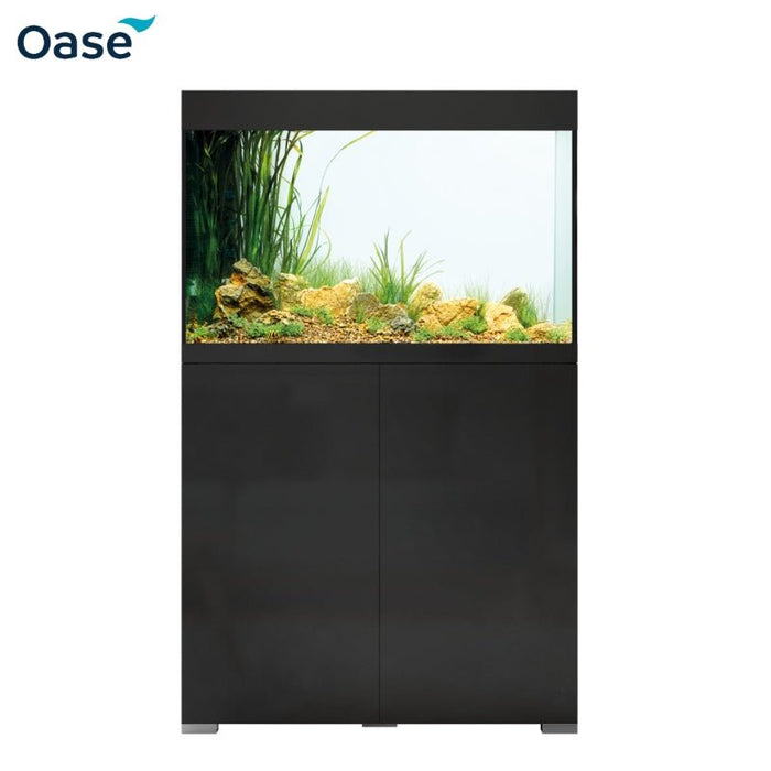 OASE StyleLine 175 Black/White Set (Crystal Tank And Black Cabinet)