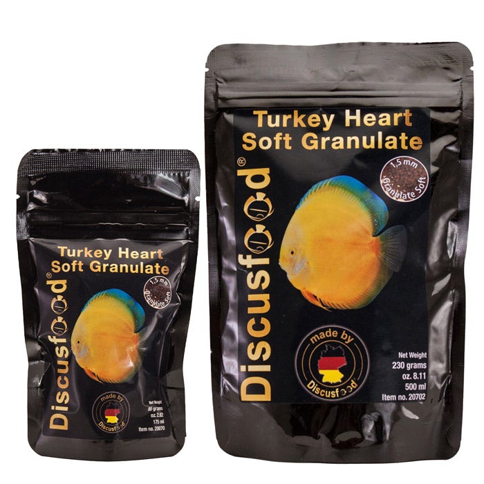 DiscusFood TH (Turkey Heart) Soft Granulate (Discus Growth Enhancer / Booster)