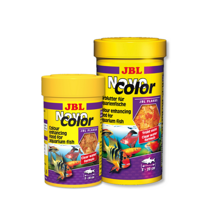 JBL NovoColor - Colour Enchancing Flakes for Tropical Fishes (100/250ml)