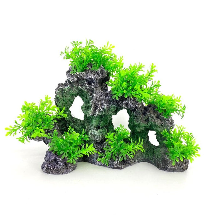 Zhen De Decoration - Rock Formation w/ Plants - 186LG