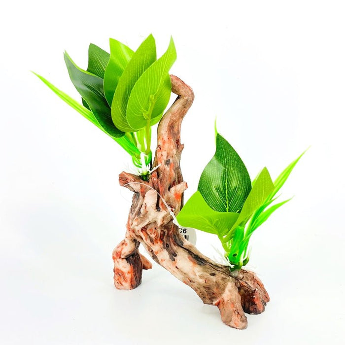 Zhen De Decoration - Wood w/ Plants - NIK-04C