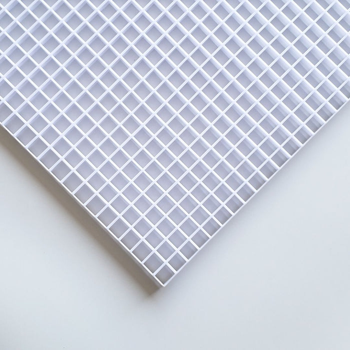 NF Plastic eggcrate filter grilles White/Black (120 x 60cm)
