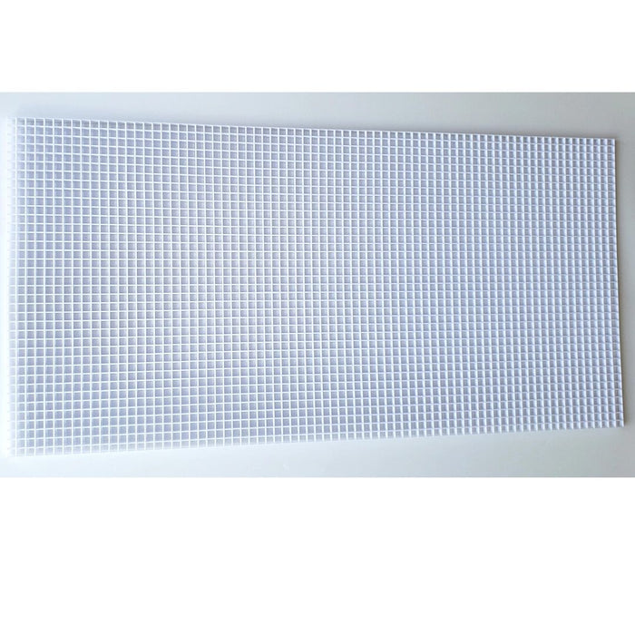 NF Plastic eggcrate filter grilles White/Black (120 x 60cm)