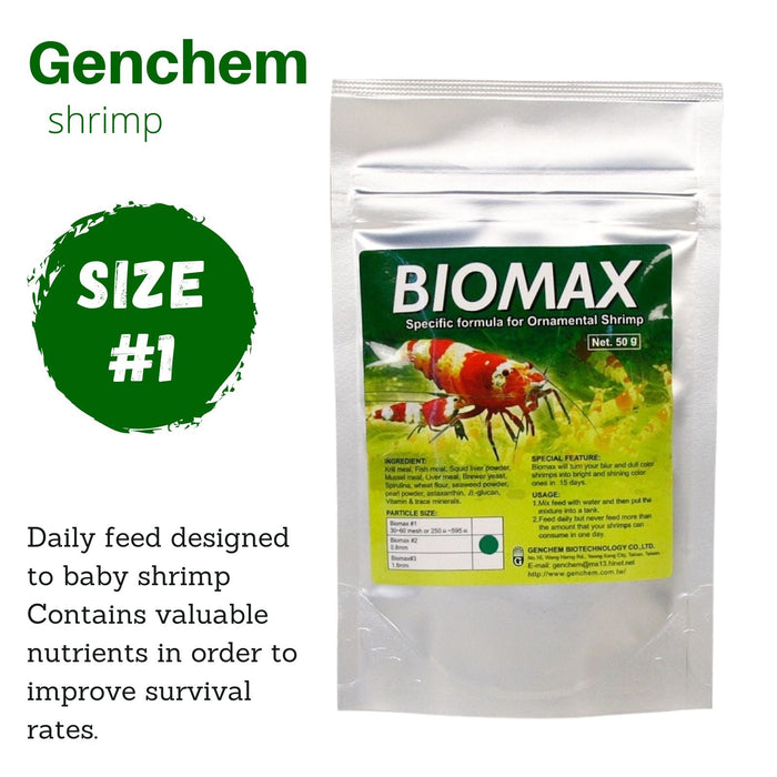 GENCHEM Biomax 1 (baby newborn shrimp feed)